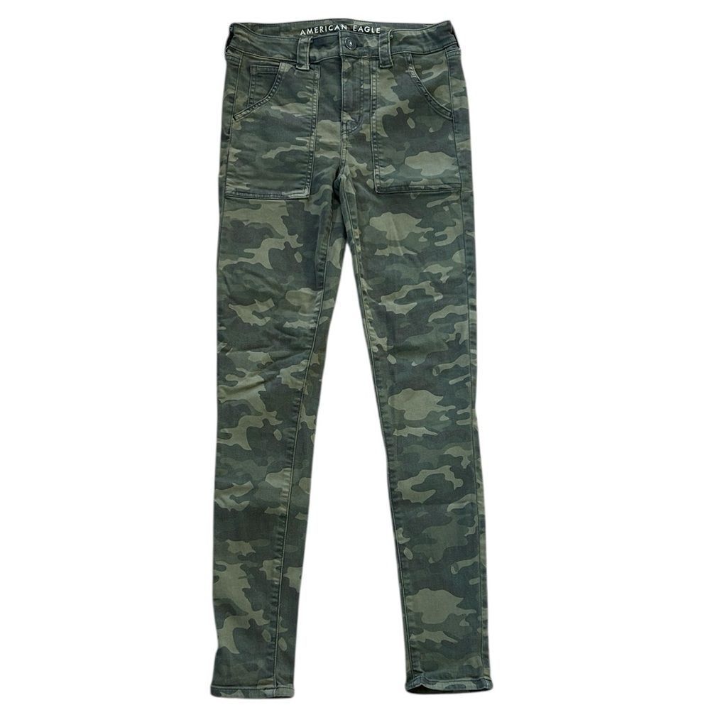 American Eagle Camo Hi-Rise Jegging